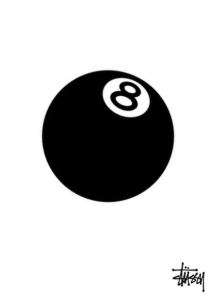 Stüssy 8Ball Poster