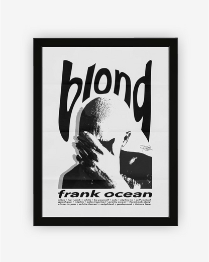 Frank Ocean Blond Poster